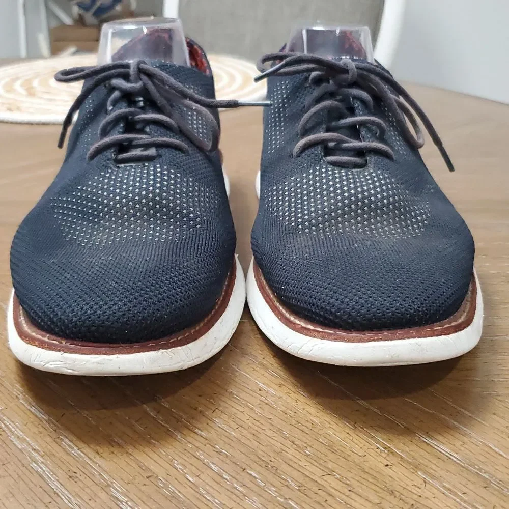 Ben Sherman Omega Casual Mens Wingtip Black, Size 12